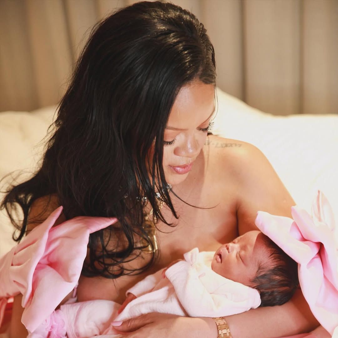 Rihanna and baby girl
