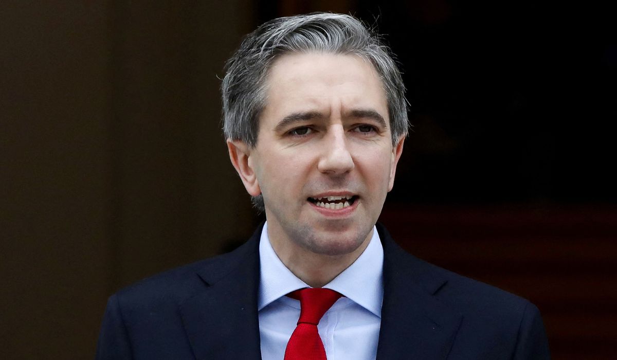 Simon Harris talking