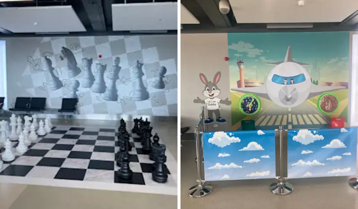 Dublin Airport play zones