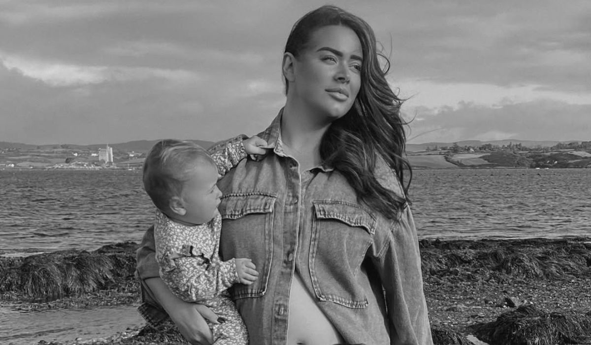 Joanne Larby and her baby girl