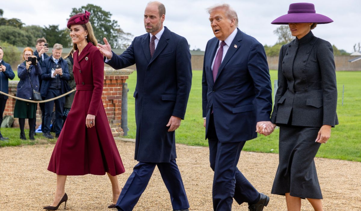 Kate Middleton, Prince William, President Trump and Melania Trump