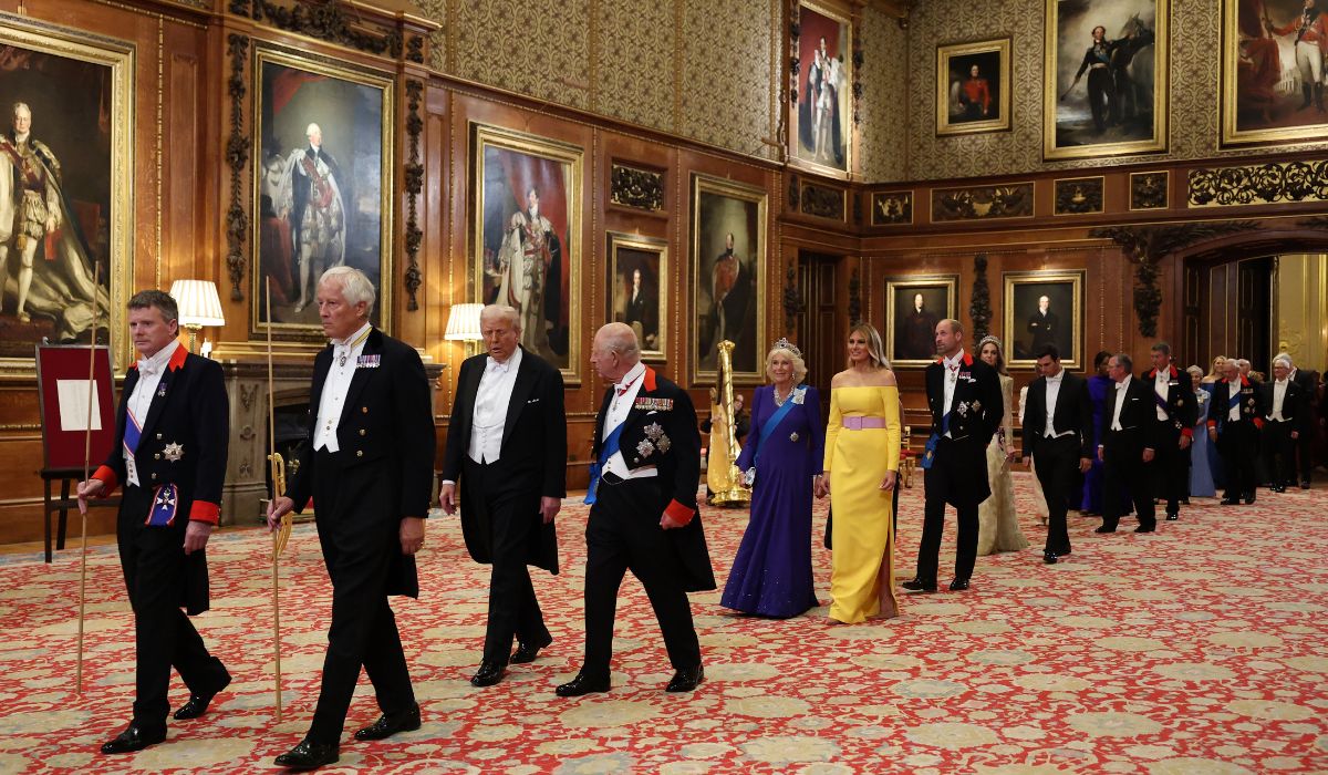 Royal banquet for Donald Trump