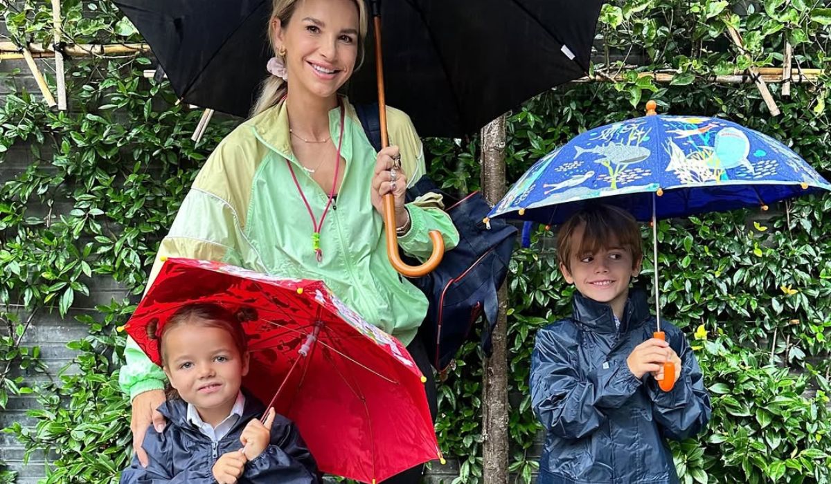 Vogue and her kids first day of school