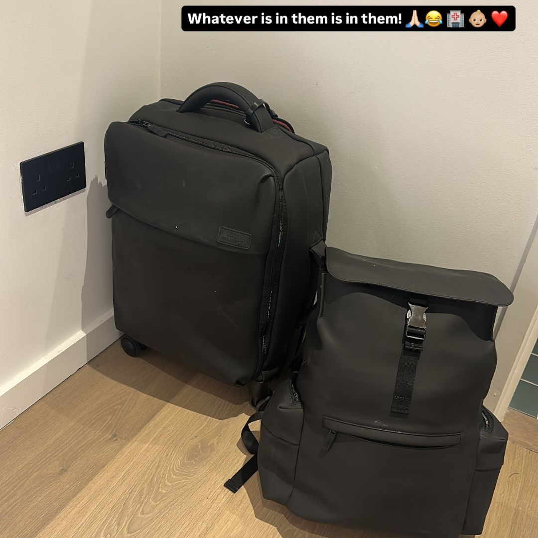Doireann Garrihy's hospital bags