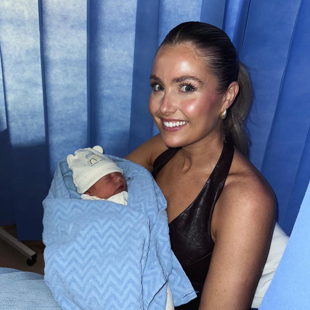 Dominique Nugent and her nephew