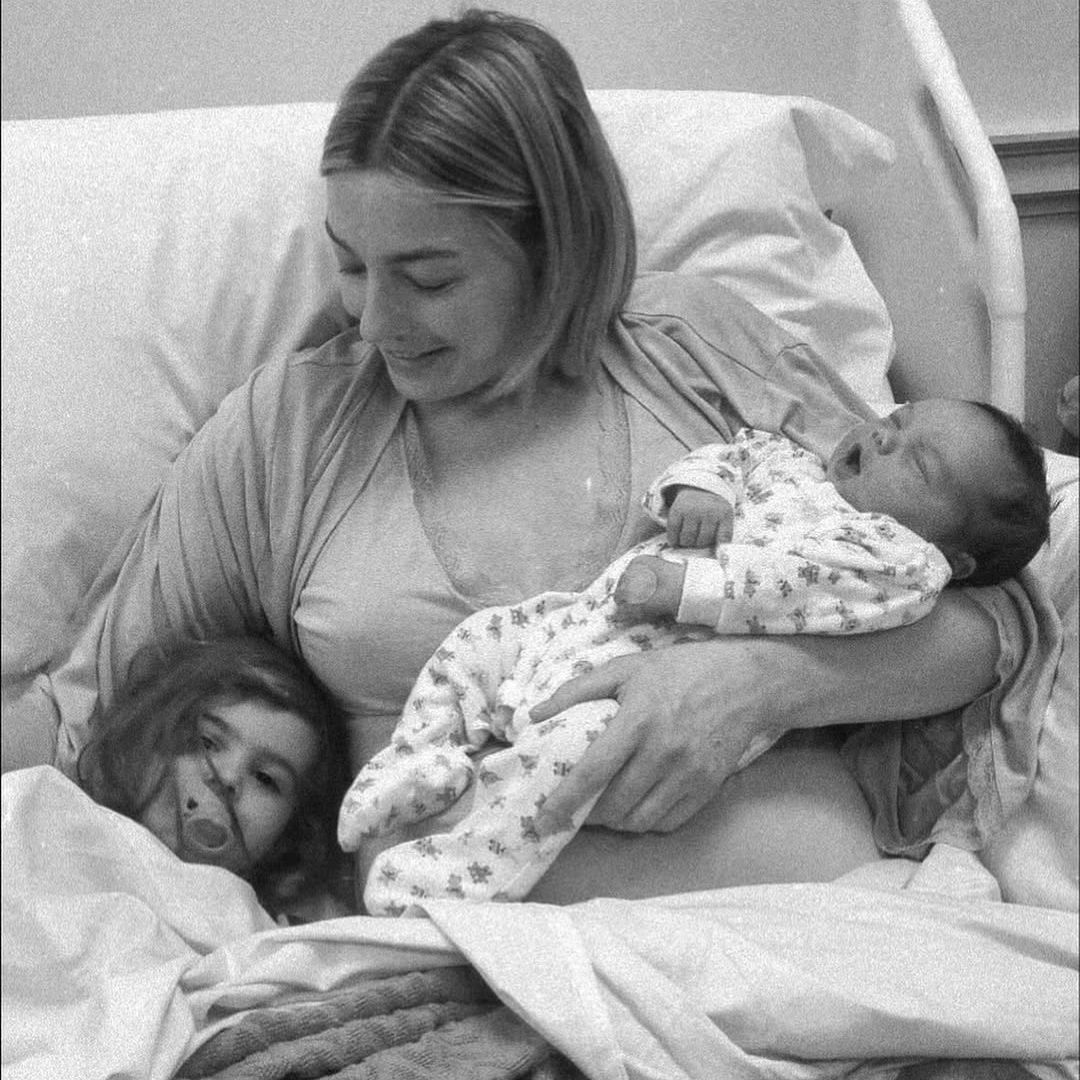 Bláthnaid Treacy with her son and daughter