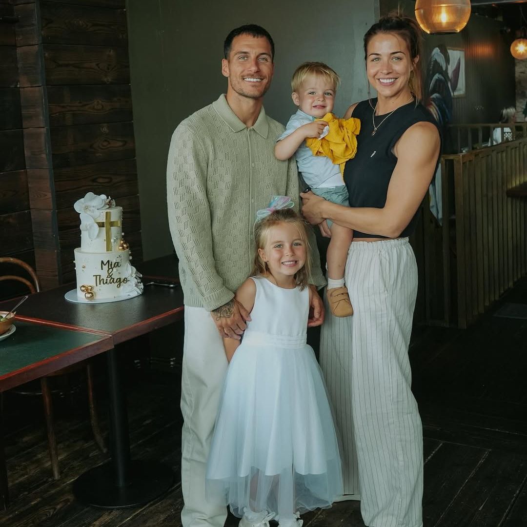Gemma Atkinson and her family