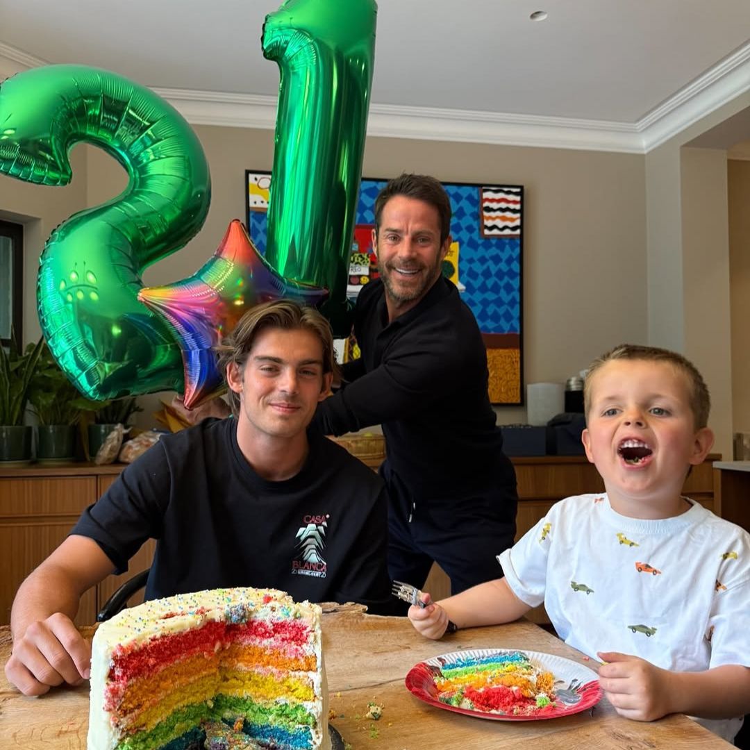 Jamie Redknapp and his children