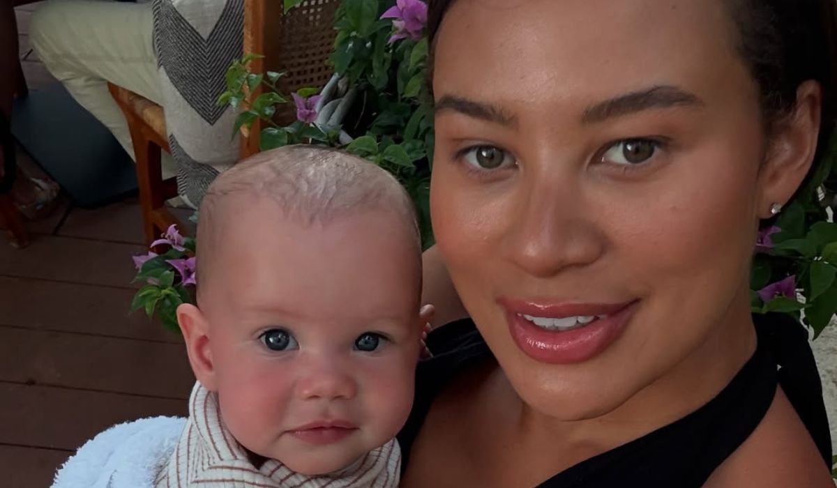 Montana Brown and her son