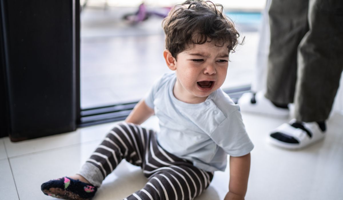 Toddler crying