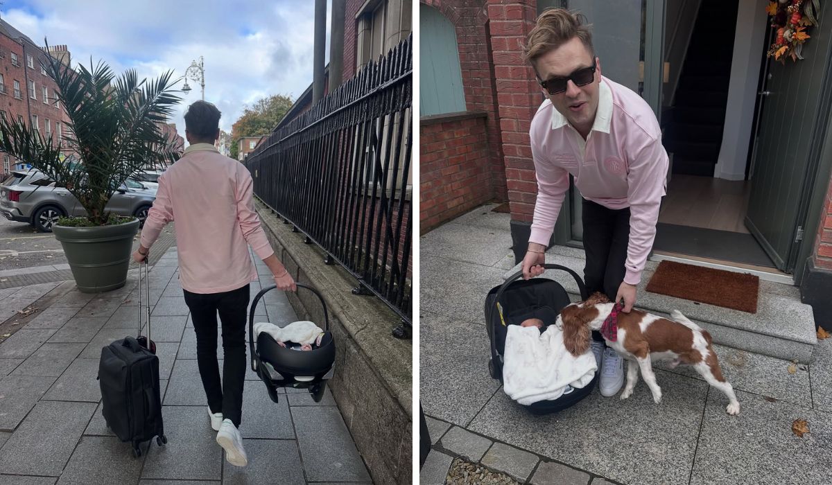 Mark Meheigan and his baby Rosie