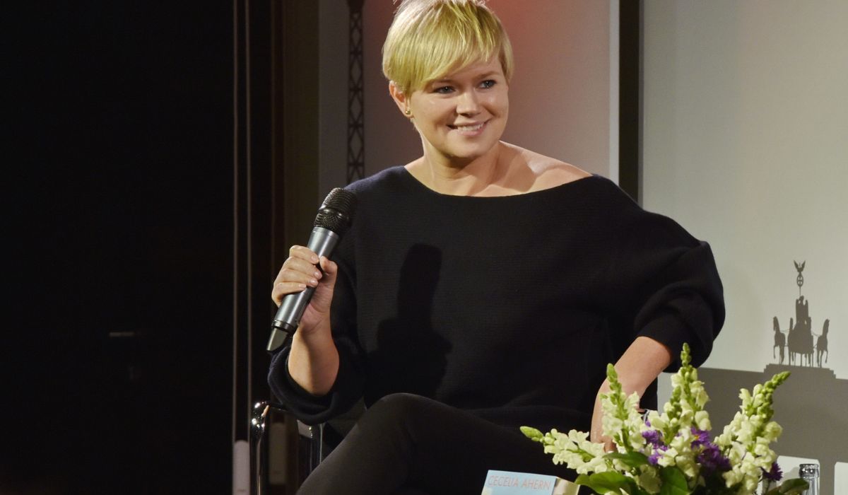 Cecelia Ahern during book-signing