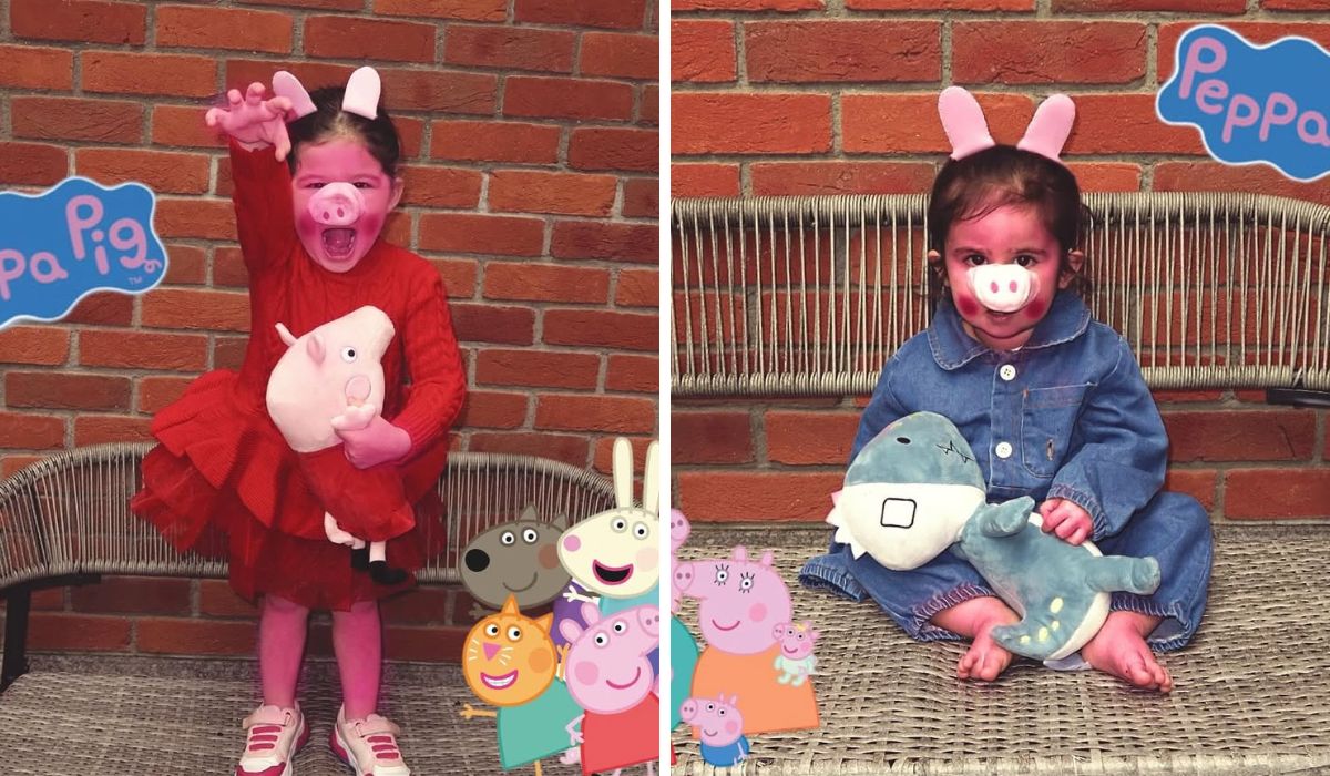 Brian and Arthur's two girls Blake and Blu Halloween 2025