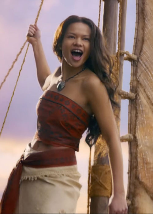 Catherina Laga'aia in Moana. Pic: Disney