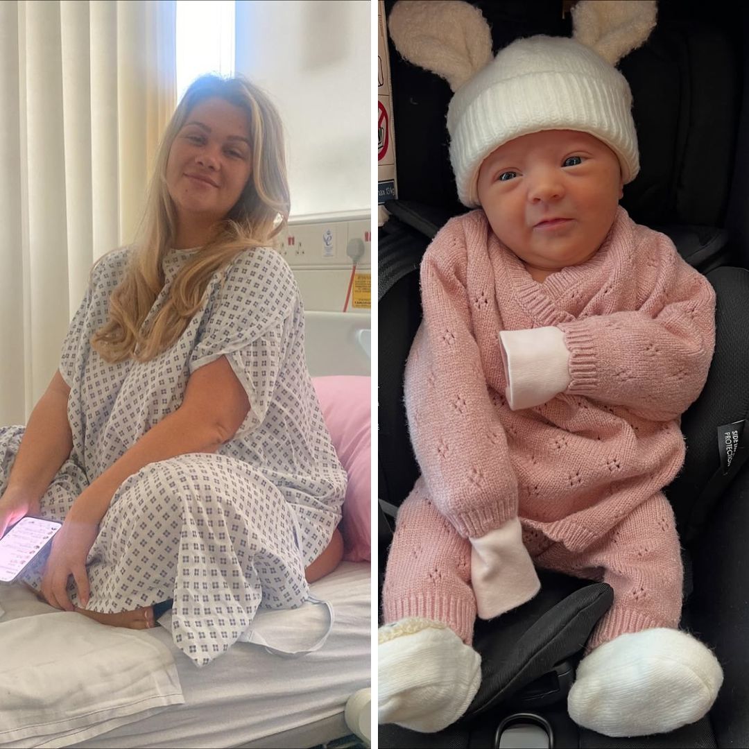Shaughna Phillips and her baby Sofia