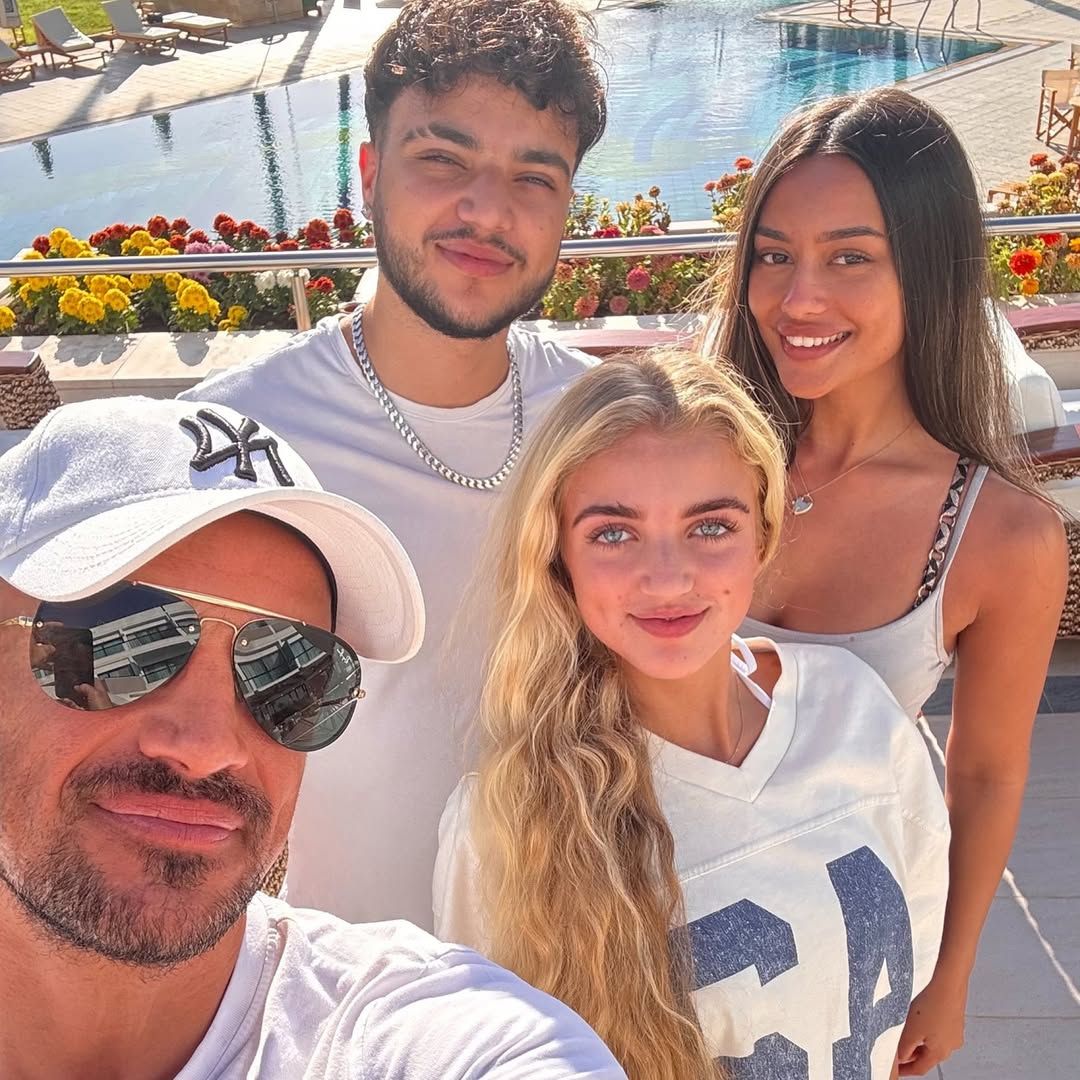 Peter Andre and kids