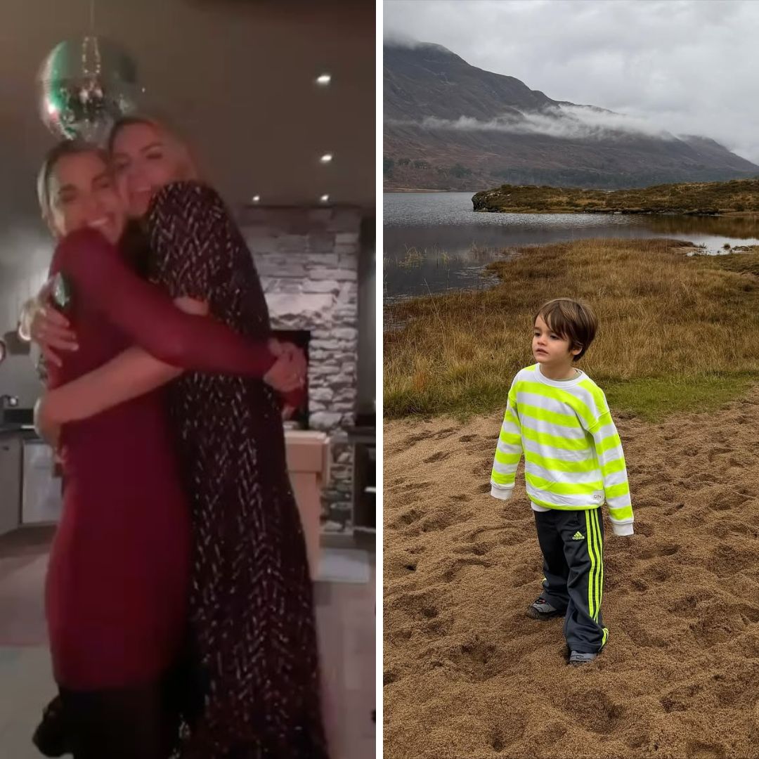 Vogue and Amber and her son Otto
