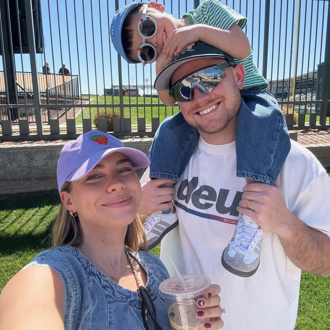 Emilie Kiser, son Trigg and husband Brady