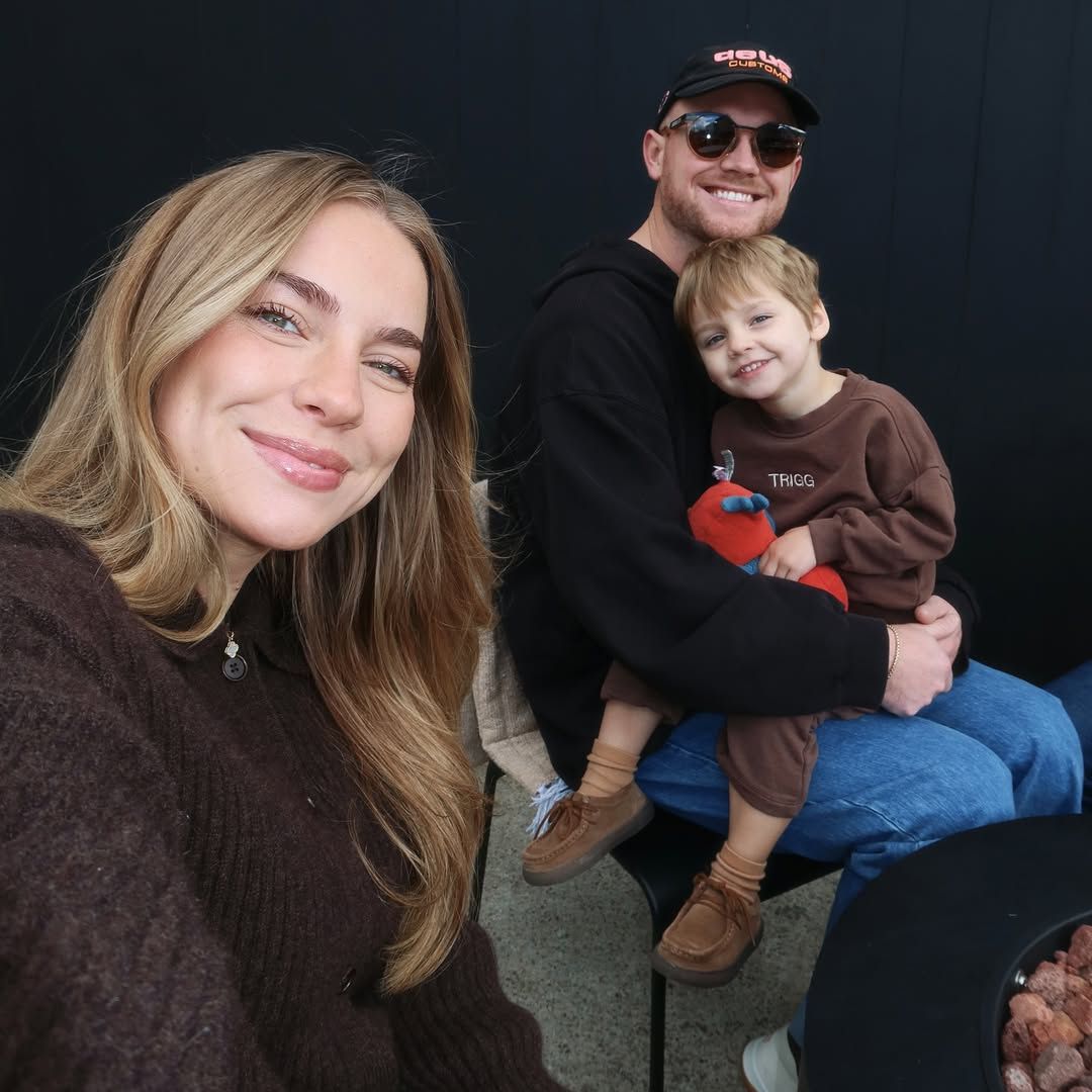 Emilie Kiser, her husband Brady and their son Trigg