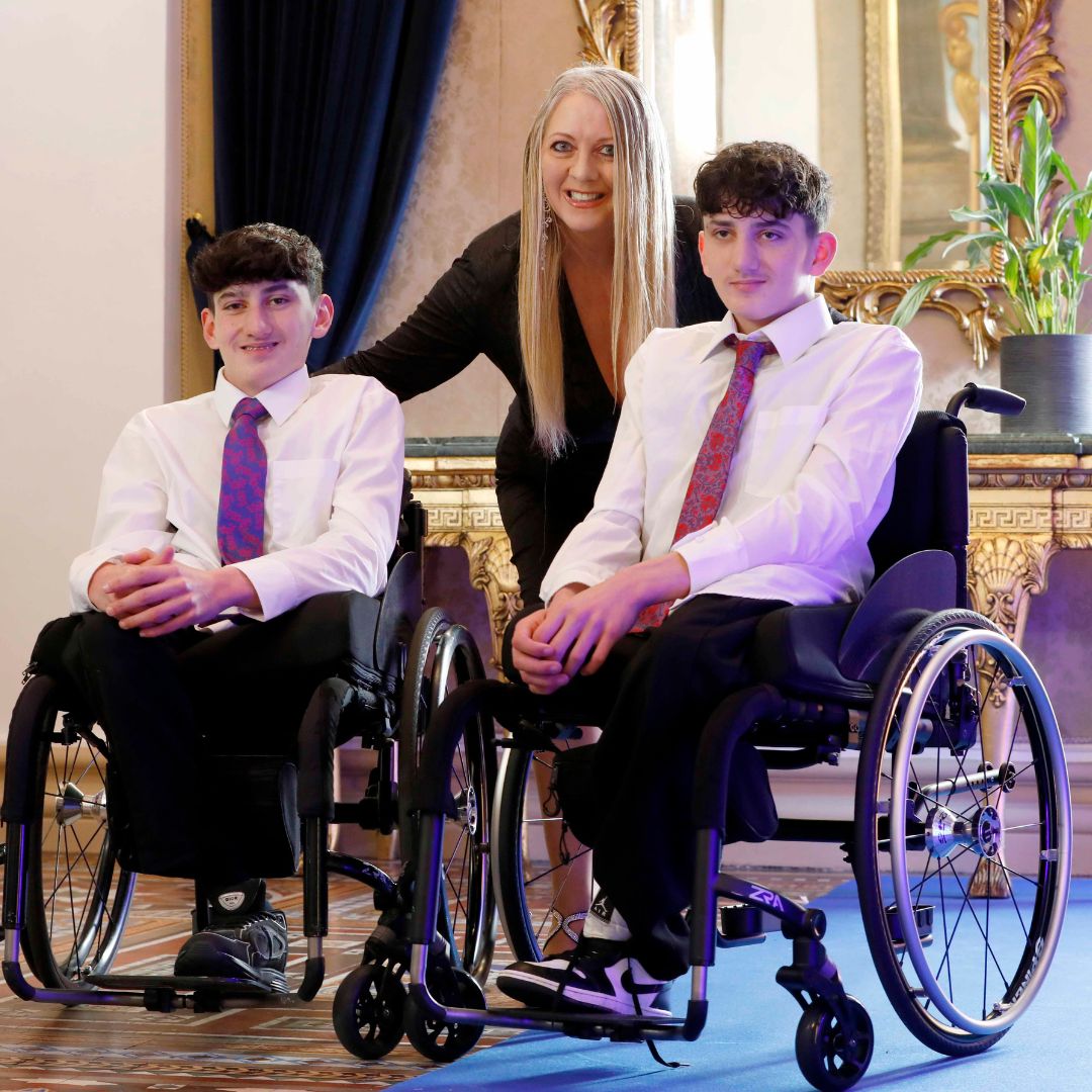 Angie Benhaffaf from Carrigtwohill, Co. Cork who cares for twin sons Hassan and Hussein.
