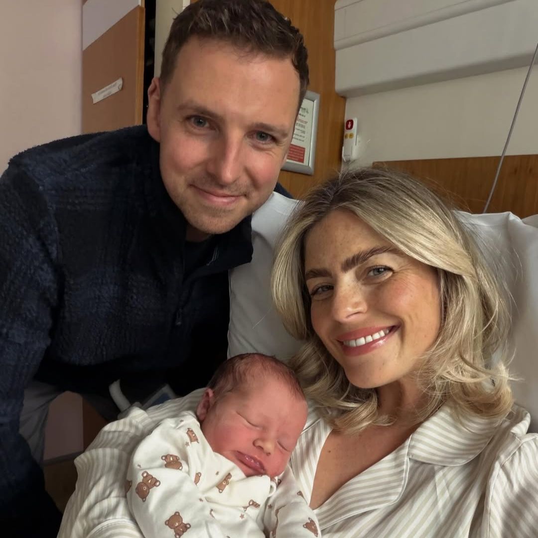 Lauren Arthurs, her husband their second child in hospital