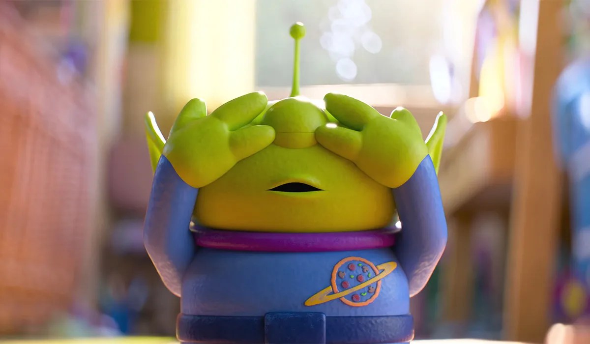 Woody, Buzz and their pals have to contend with the arrival of a hi-tech tablet in 'Toy Story 5.' The frog-like device, called Lilypad, soon becomes eight-year-old Bonnie's favourite plaything. Pic: Pixar