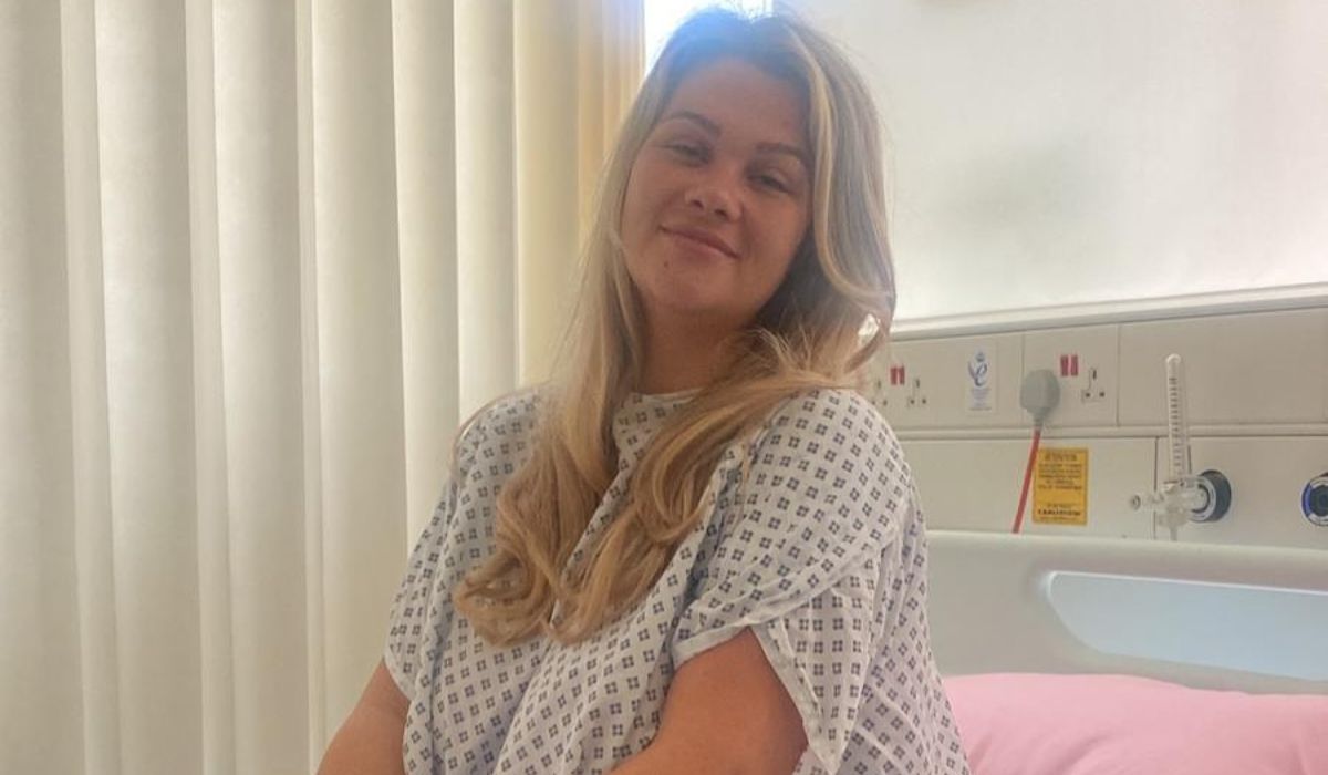 Shaughna Phillips in the hospital