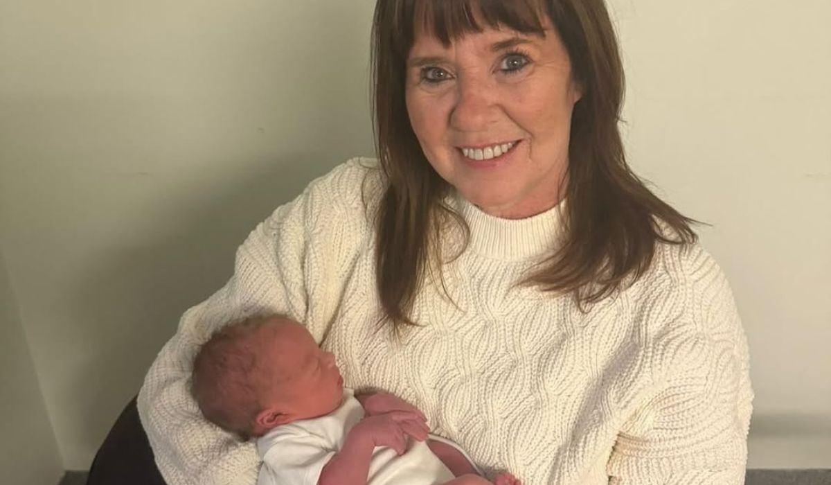 Coleen Nolan and her grandson Cruz