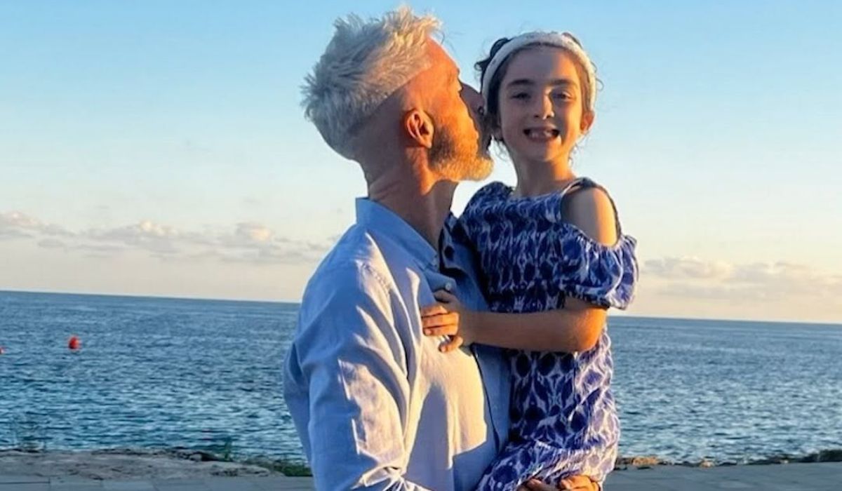 Dec Pierce and his daughter