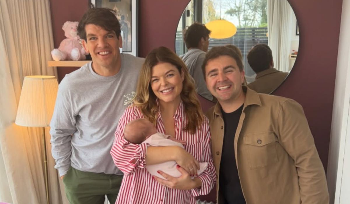 Doireann Garrihy with baby Rosie Carl Mullen and Donnacha