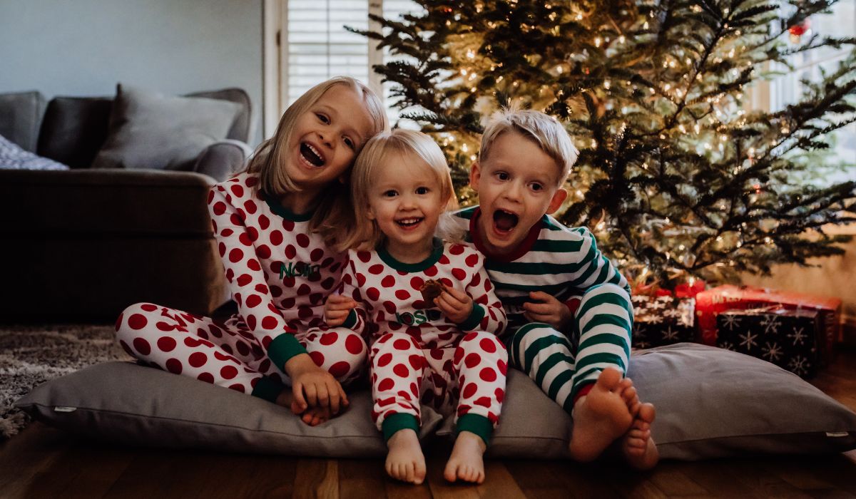 Kids at Christmas