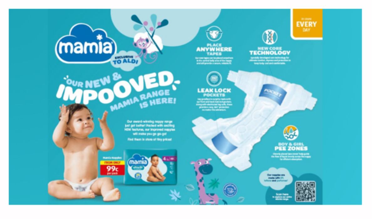 Aldi new nappies