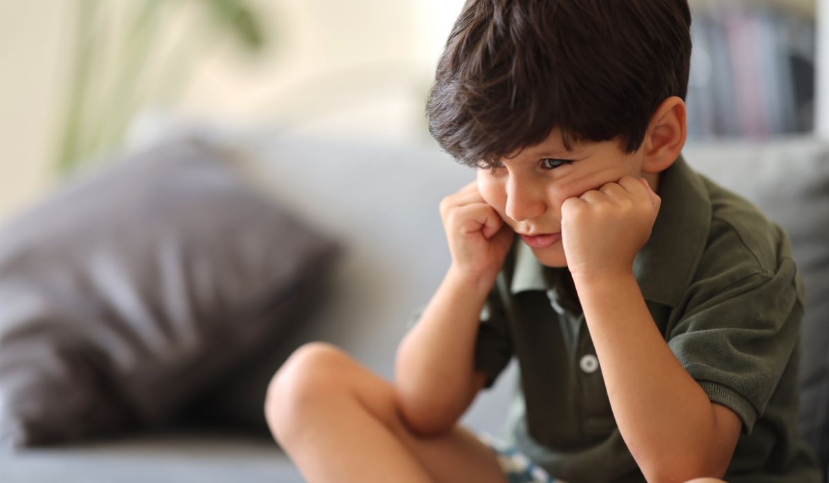 Child experiencing anxiety