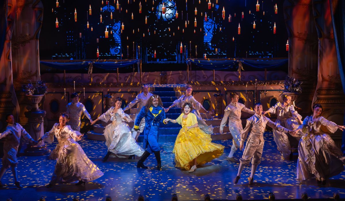 Ciara Lyons as Belle, David James Whelan as Beast. PIC: Supplied