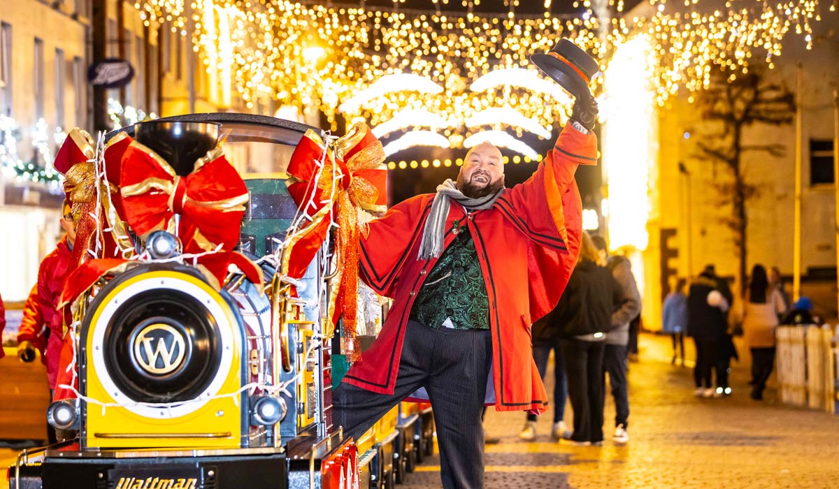 Waterford City was jam-packed and shining brightly over the weekend as tens of thousands of festivalgoers enjoyed the official opening of the Winterval Festival. Pic: Patrick Browne