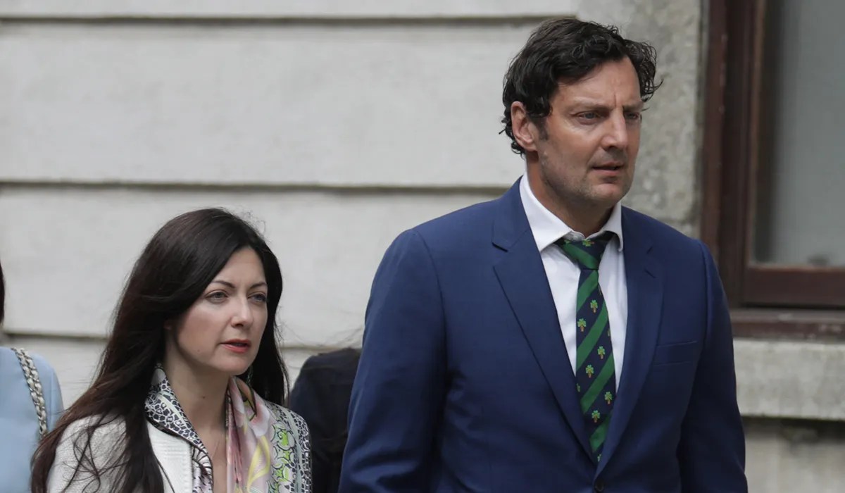 Rebecca Price and Patrick Kiely. Pic: Collins Courts