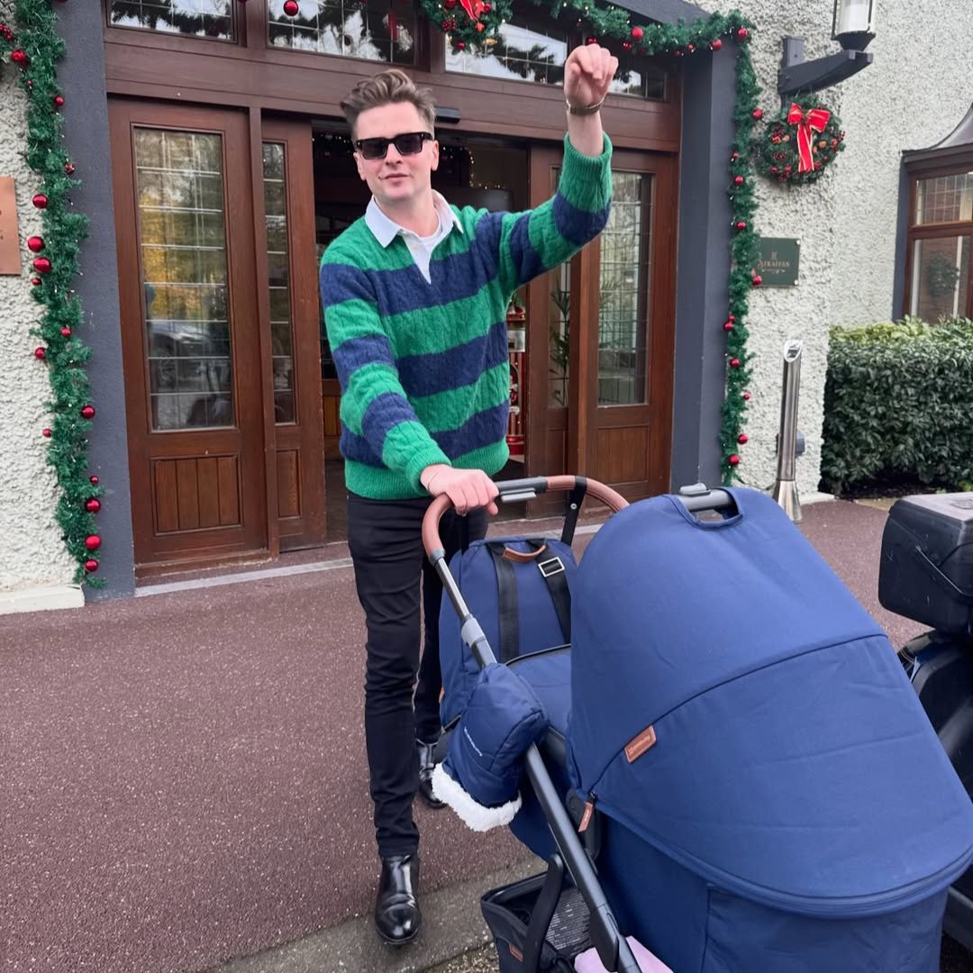 Mark Mehigan and baby Rosie