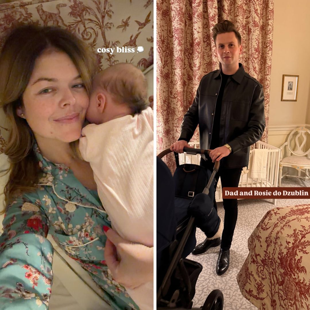 Doireann and Mark's first night away with baby Rosie