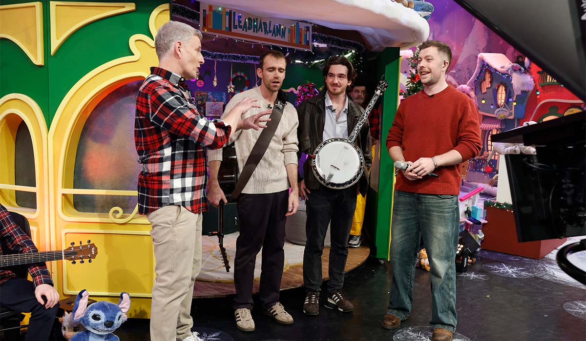 Kingfishr on The Late Late Toy Show 2025. Pic: Andres Poveda