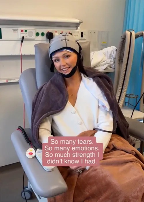 Jennifer Wrynne finishes chemotherapy. Pic: Jennifer Wrynne/Instagram