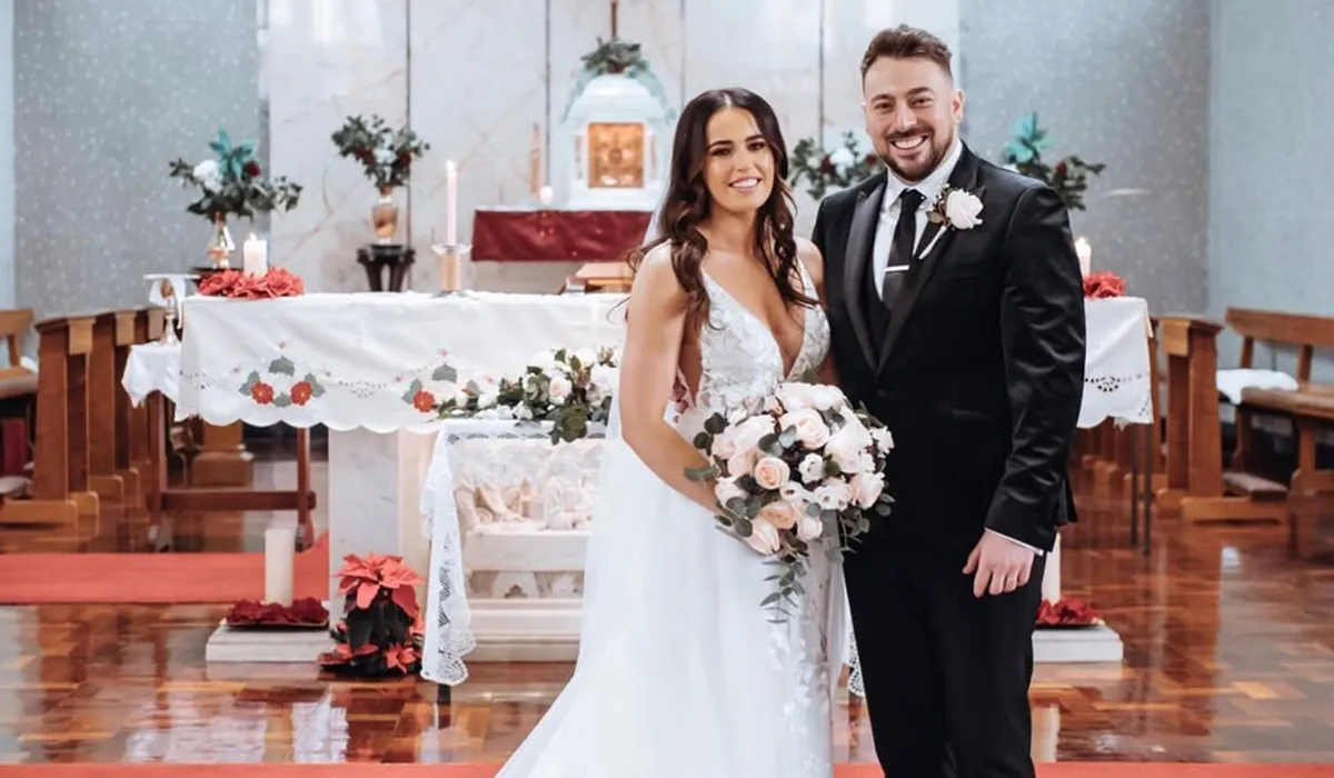 Johnny 'Smacks' McMahon with his wife, Annie. Pic: Instagram
