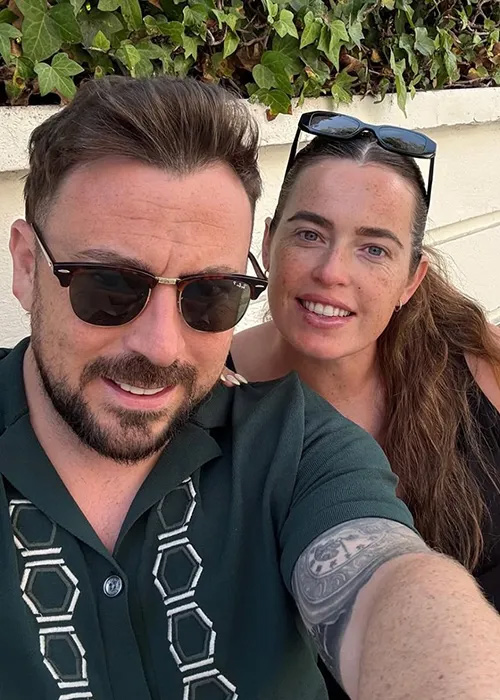 Johnny 'Smacks' McMahon with his wife, Annie. Pic: Instagram