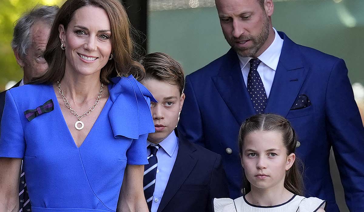 Kate Middleton, Prince William and their children. Pic: Getty Images