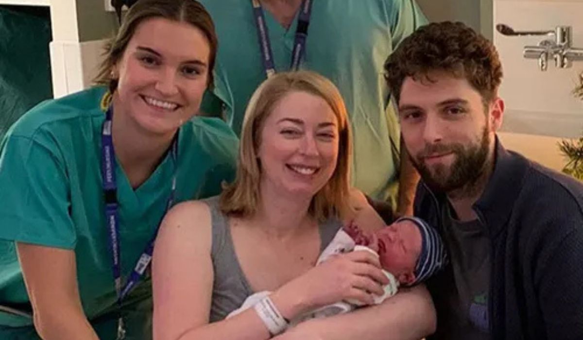 Rotunda Hospital - Baby Boy – born at 00.35am - 3.66kg, Parents: Rachel and Adam Deak from Rathnew, Co Wicklow. Pic: Rotunda Hospital