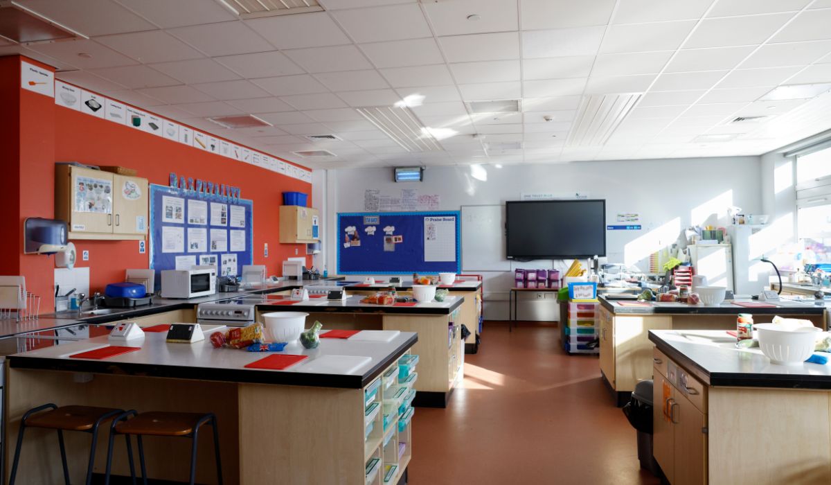 Empty classroom