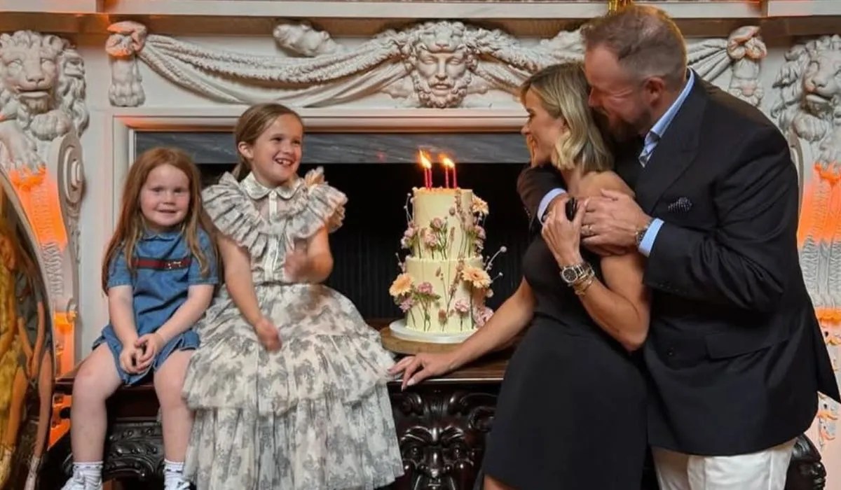 Wendy and Shane Lowry with daughters Ivy and Iris. Pic: Instagram