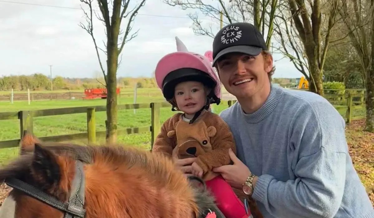 Jack Keating with his daughter Maya. Pic: Yvonne Connolly Instagram