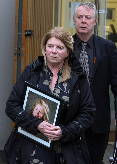 Lilly and Dermot Murphy pictured leaving a Medical Council hearing after the death of their 10 year old daughter, Vivienne Murphy, from Cork who passed away on 1st March 2019 as a result of a serious Strep-A infection. Pic: Colin Keegan, Collins Dublin
