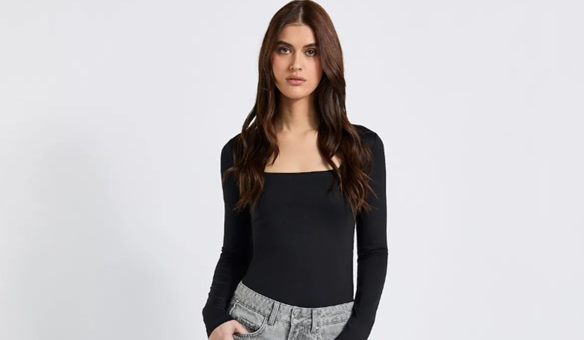 Savida Long Sleeve Square Neck Top (€15). Pic: Dunnes Stores