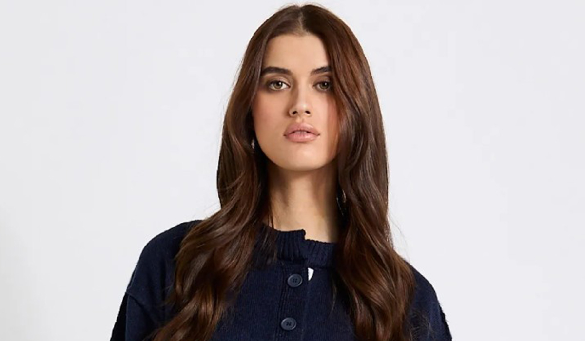 Savida Isabelle Contrast Cuff Cardigan (€30) Pic: Dunnes Stores